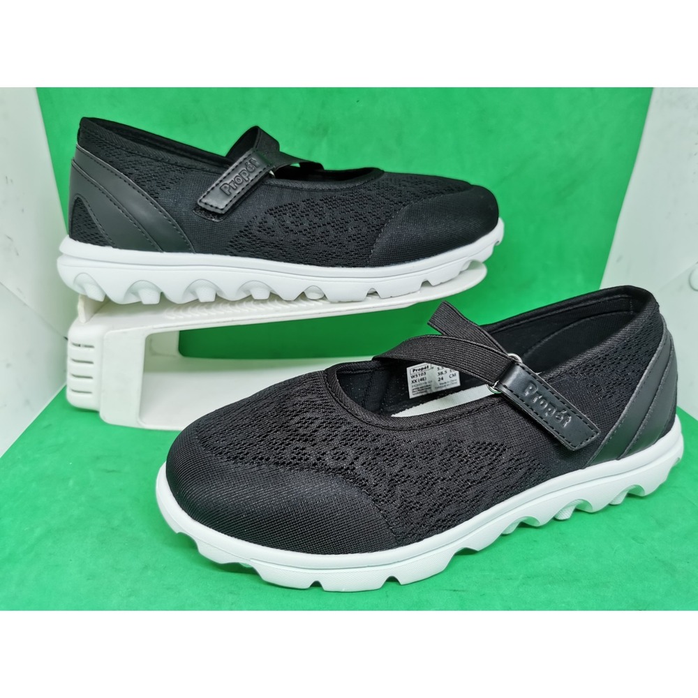 Propet Womens TravelActiv Mary Jane Black Comfort Shoes Size 8 4E Extra Wide New